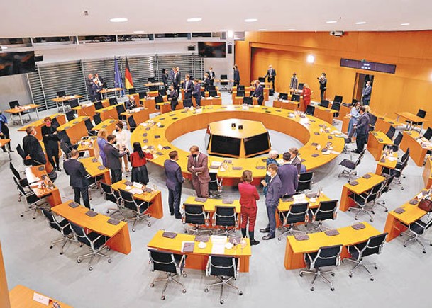 德國新一屆內閣將召開會議。（Getty Images圖片）