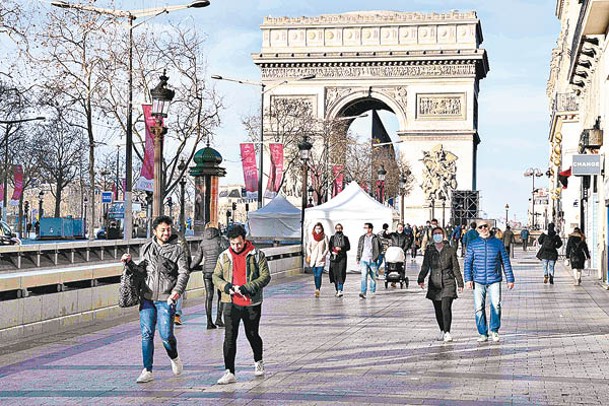 法國確診人數再創新高。<br>（Getty Images圖片）