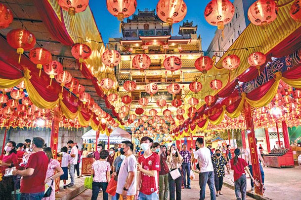 泰國人過往參與農曆新年活動。（Getty Images圖片）