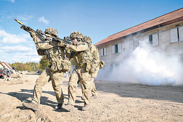 英軍將向東歐增兵。（Getty Images圖片）