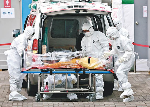 南韓染疫人數居高不下。