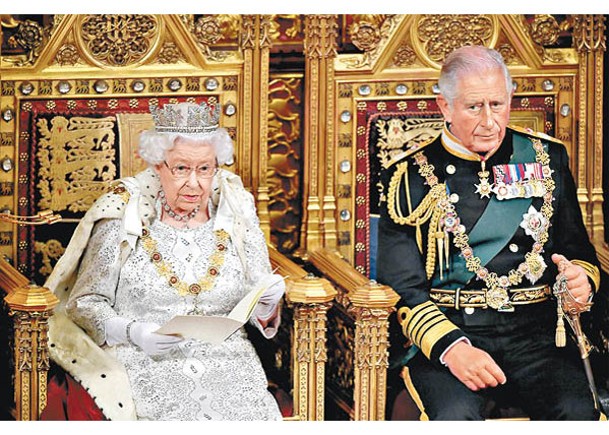 曾與查理斯會面  英女王無病徵