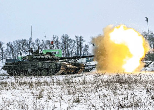 俄軍近期頻頻舉行演習。