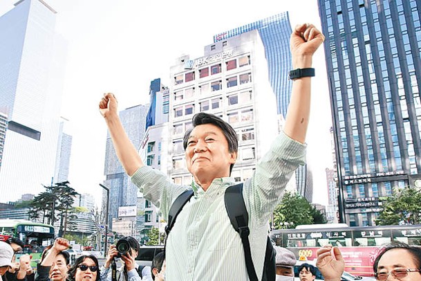 安哲秀再度投入選戰。（Getty Images圖片）