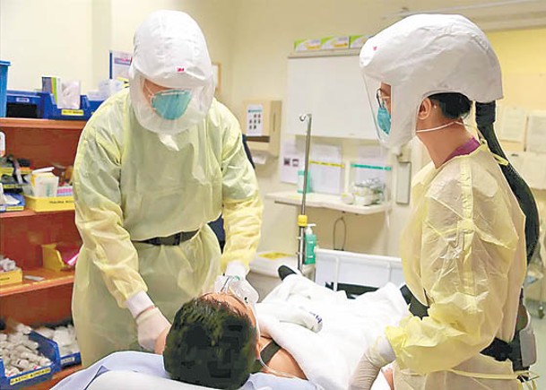 新加坡部分確診者需入院接受治療。