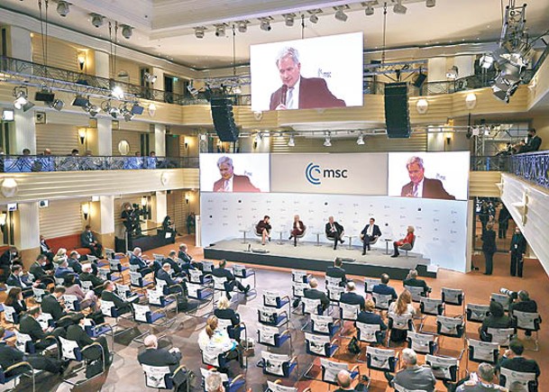 慕尼黑安全會議重點討論烏克蘭局勢。（Getty Images圖片）