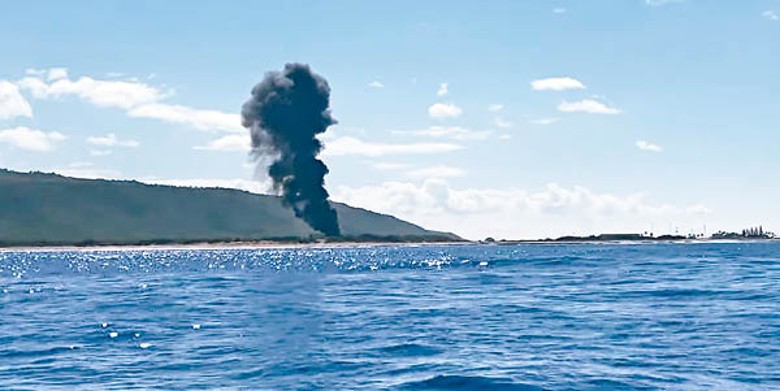 一架S61N直升機於夏威夷考愛島墜毀。
