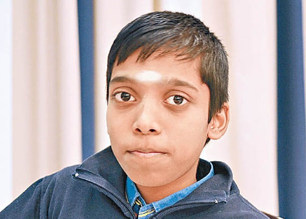 印度16歲少年  戰勝挪威棋王