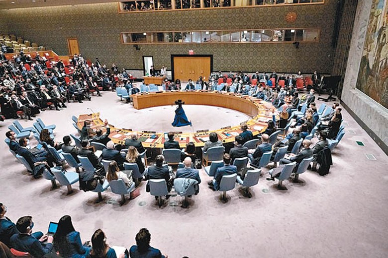聯合國安理會再就俄烏戰爭開會。