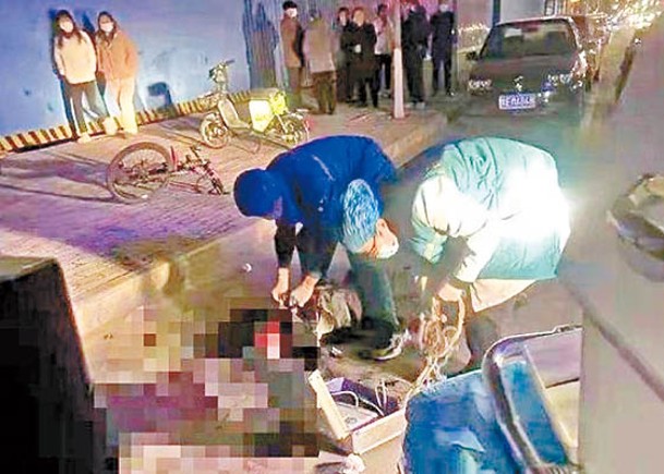 河南省安陽市發生隨機斬人事件。