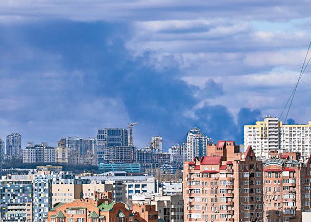 俄軍轟炸基輔。（Getty Images圖片）