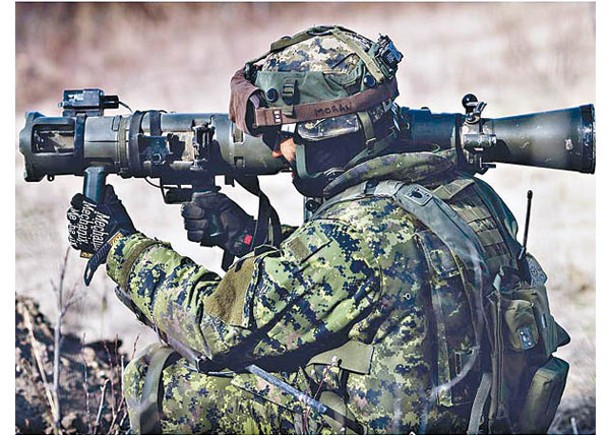 加拿大向烏克蘭供應古斯塔夫反坦克武器系統。