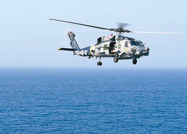台灣有意向美國採購MH60R反潛直升機。