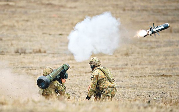 烏克蘭將獲新一批標槍反坦克導彈。