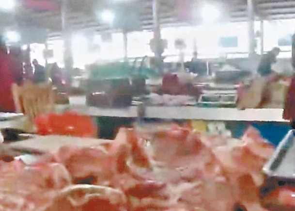 調查發現豬肉染色後冒充牛肉出售。