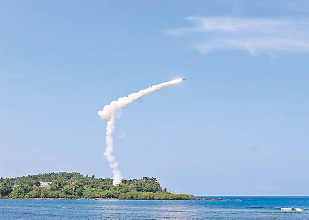 印度試射超音速導彈  月內第2次