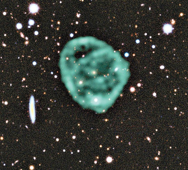 天文學家拍到ORB1的清晰圖像。