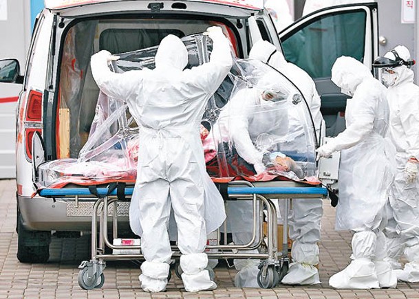 南韓政府認為疫情已經到頂。  （Getty Images圖片）
