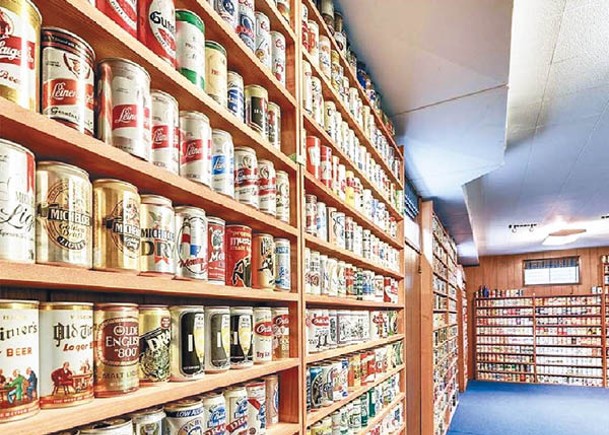 啤酒罐鋪滿牆壁  美國民房爆紅
