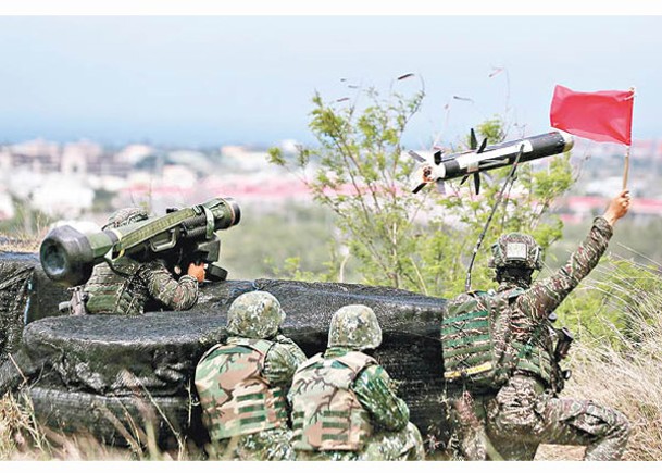 台軍測試標槍導彈  圖制陸