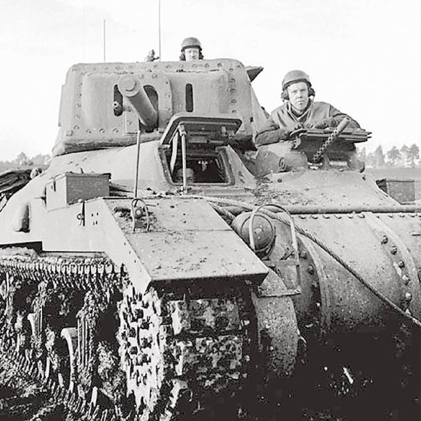 坦克屬於二戰時期建造。
