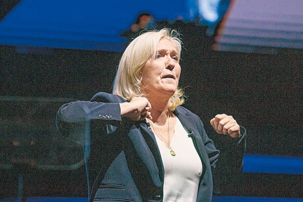 極右候選人瑪琳勒龐角逐法國總統。