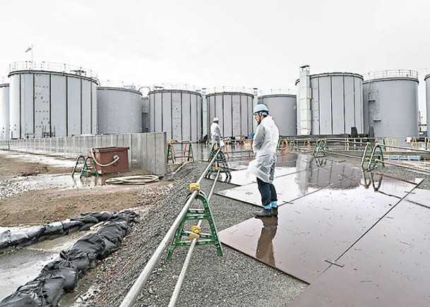福島第一核電站將把核污水排入大海。（Getty Images圖片）