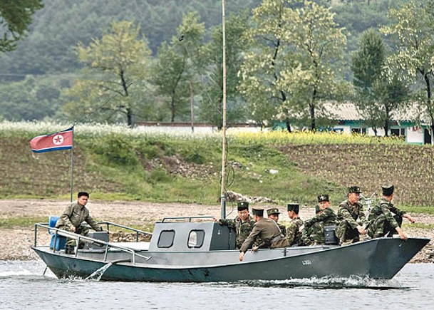 有報告指，北韓士兵曾在中朝邊境射殺中國船員。（Getty Images圖片）