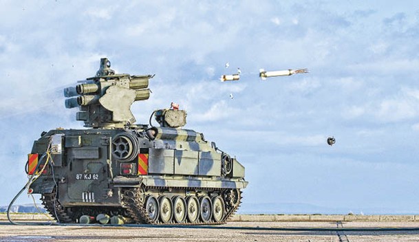 英國向烏克蘭提供搭載星光防空導彈的裝甲車。