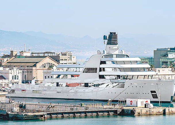 有俄羅斯富豪的船隻停泊在西班牙港口。（Getty Images圖片）