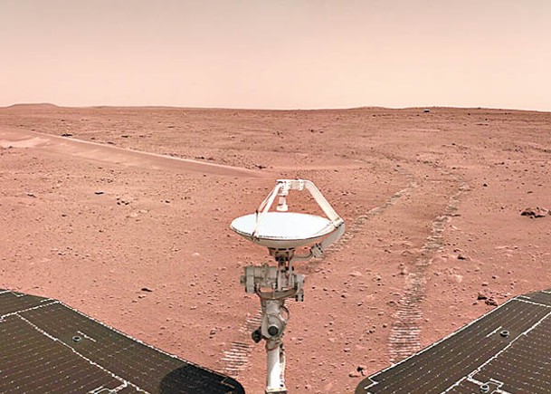 祝融號着陸區探測  火星含水礦物