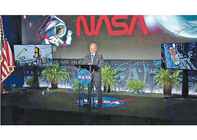 納爾遜承認美國正與中國太空競賽。