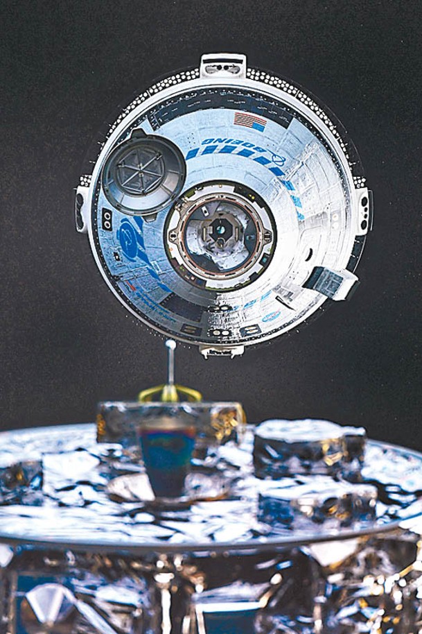 ISS太空人拍下星際線駛近圖片。