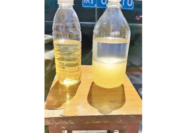 涉事油站被指在汽油中攙水。