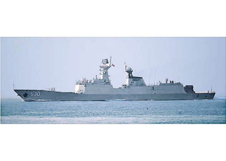 徐州號護衞艦曾於長崎縣附近海域出現。