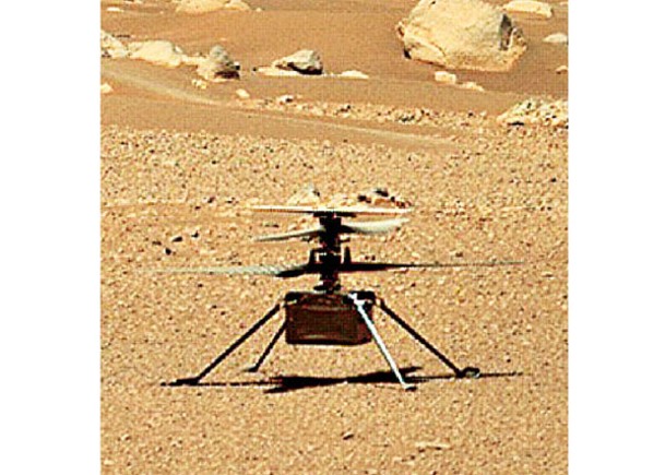 NASA火星直升機獨創號  飛行時速航距皆破紀錄