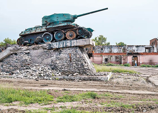 俄烏戰爭令烏克蘭多地飽受破壞。（Getty Images圖片）