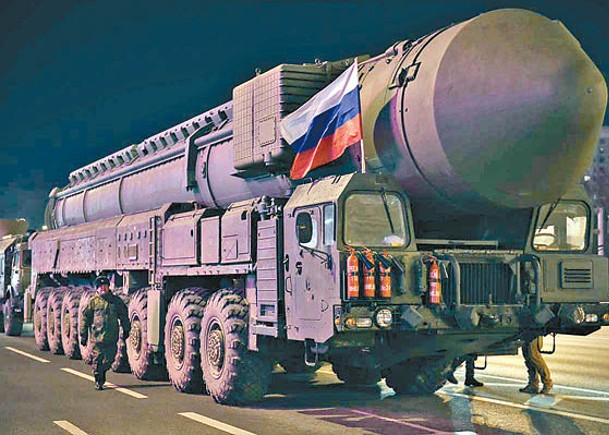 俄羅斯擁有最多核彈頭。