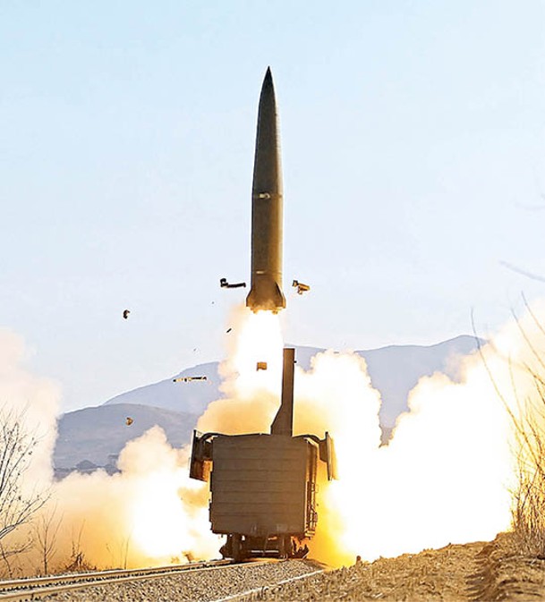 北韓近期多次發射彈道導彈。