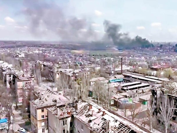 俄軍曾包圍亞速鋼鐵廠。