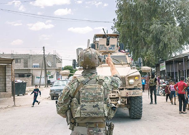 美國在敍利亞有駐軍。（Getty Images圖片）