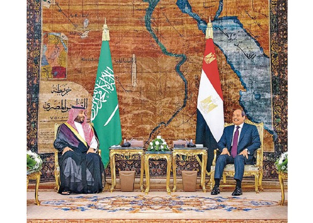 沙特王儲訪埃  簽600億協議