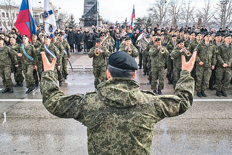 北約不滿俄羅斯出兵從烏克蘭吞併克里米亞半島。（Getty Images圖片）