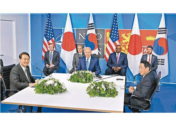 美日韓領袖會談  商抗朝核威脅