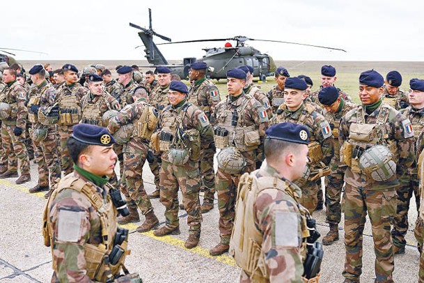 法軍擬向羅馬尼亞增兵。（Getty Images圖片）