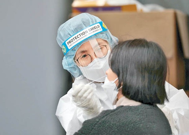 南韓疫情反彈。（Getty Images圖片）