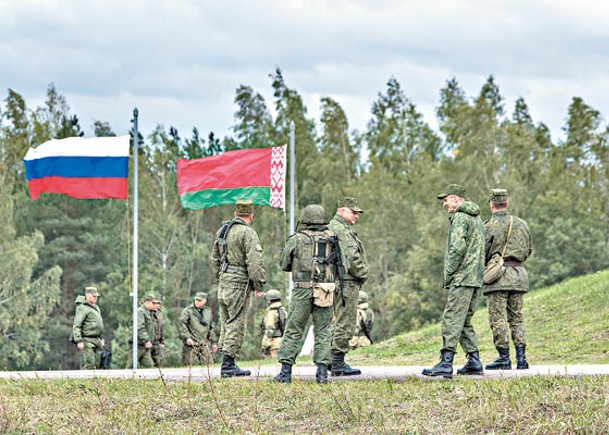 白羅斯部隊在邊境聚集，被質疑準備介入俄烏衝突。