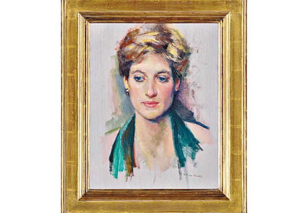 戴安娜的肖像畫首次公開展出。