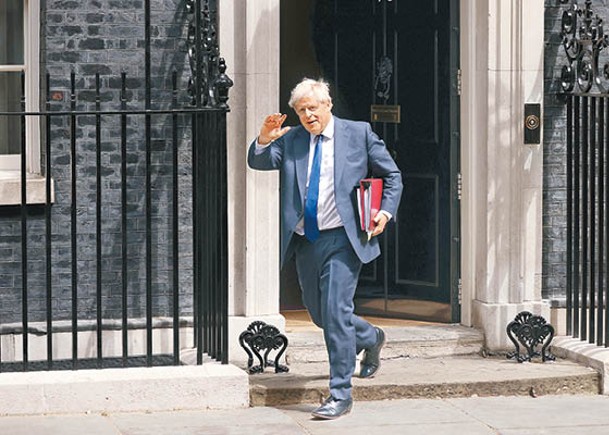 約翰遜宣布辭去保守黨黨魁。（Getty Images圖片）