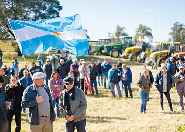 抗議政策損生計  阿根廷農民罷工